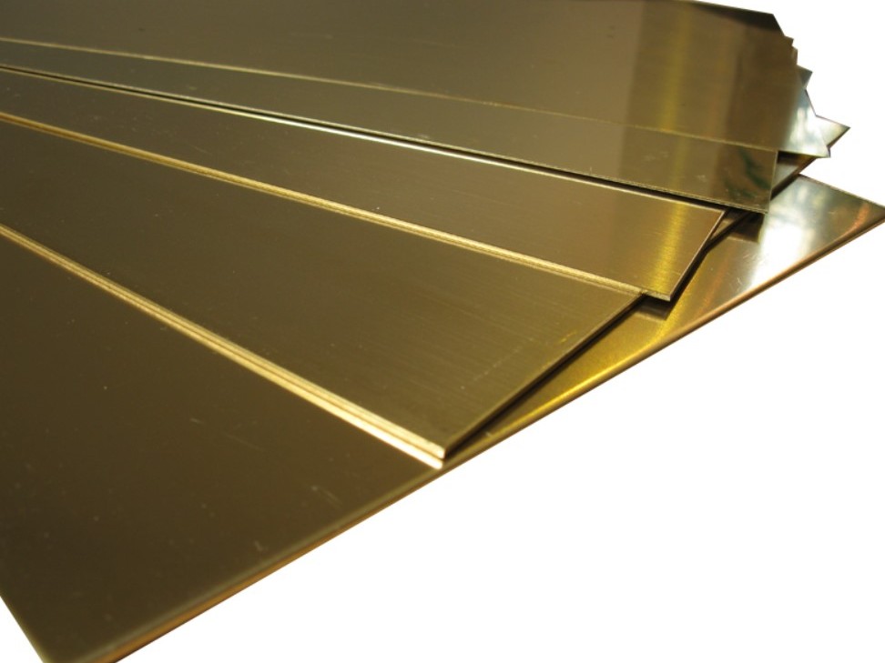 Латунный анод Горячекатаный 2000 мм 200 мм 5 мм Л70 ГОСТ 2208-2007