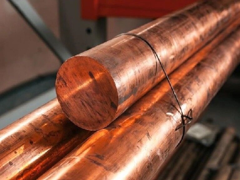 Медный круг прессованный 75 мм М0б ГОСТ 1535-2016