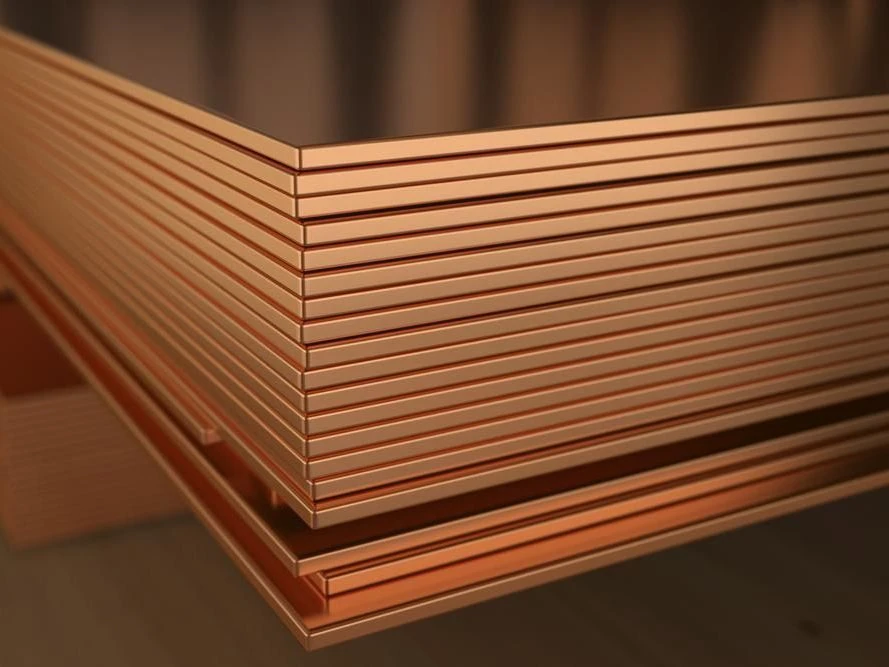 Медный лист горячекатаный 3 мм 800 мм 2000 мм М2 ГОСТ 1173-2006