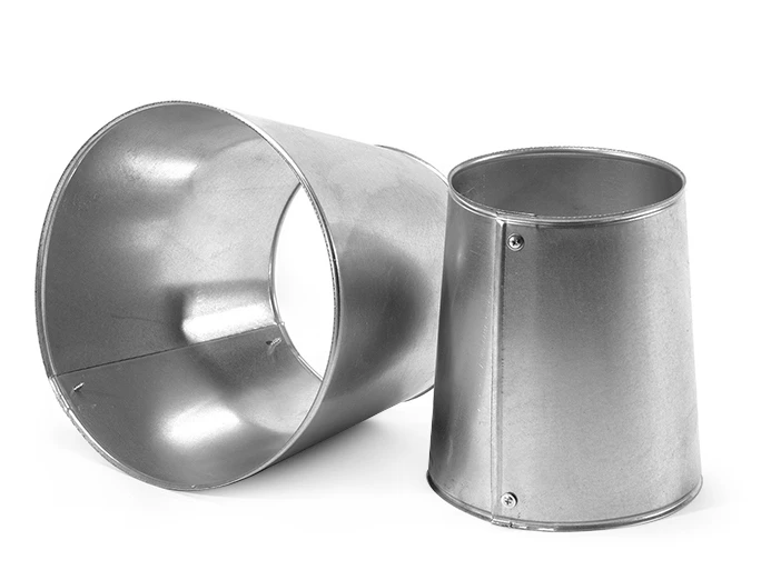 Переход кожуха из нержавеющей стали 135 мм