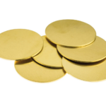 Золотой диск 10 мм 0.1 мм Зл99.9 ГОСТ 6835-2002