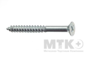 Шурупы с потайной головкой ГОСТ 1145 оцинкованные (3,5 x 30)